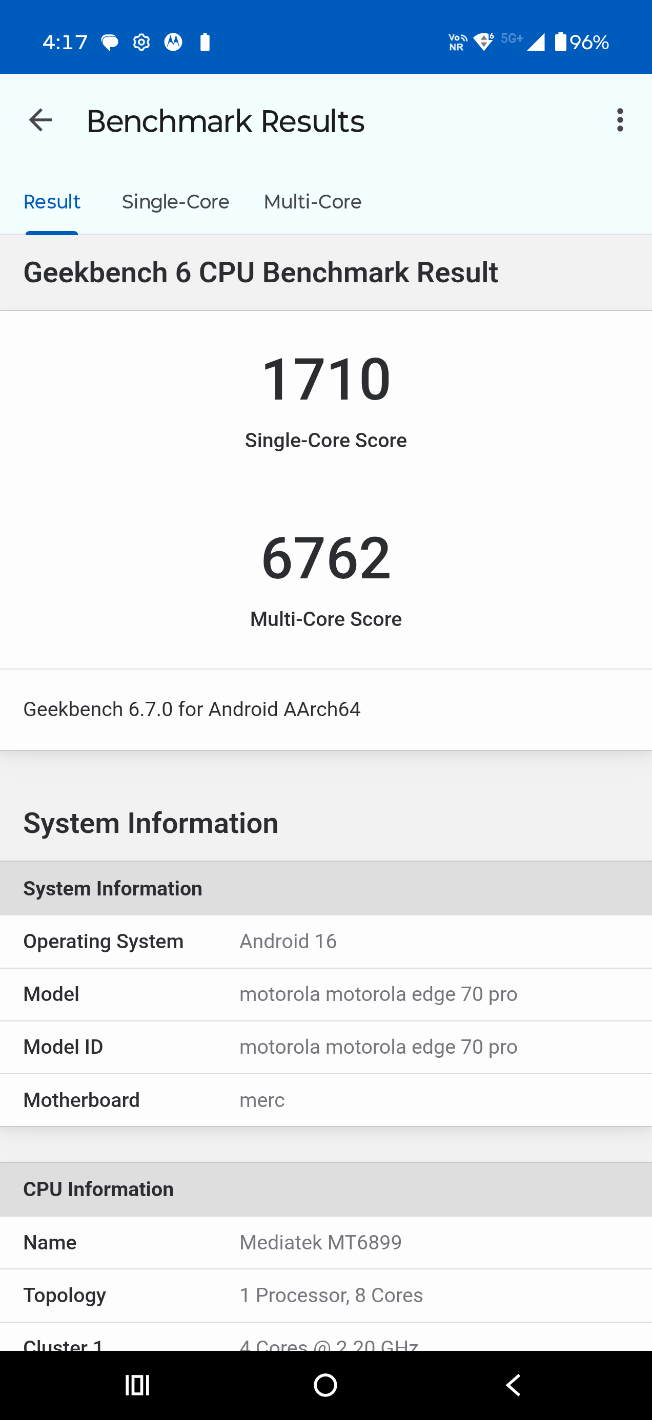 Geekbench 6